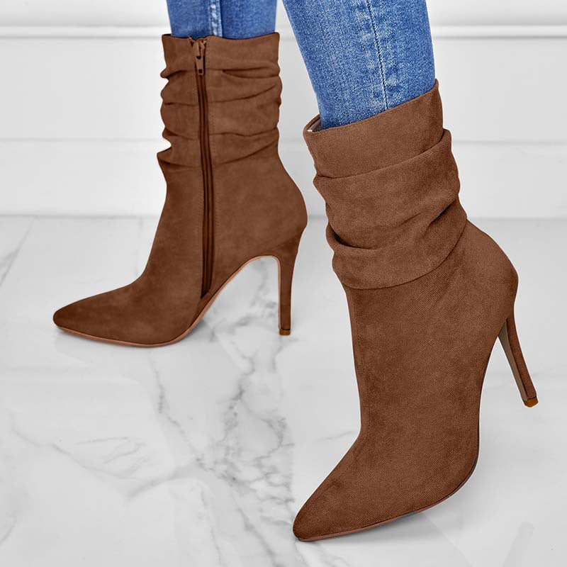 Pointed Toe Ankle Boots