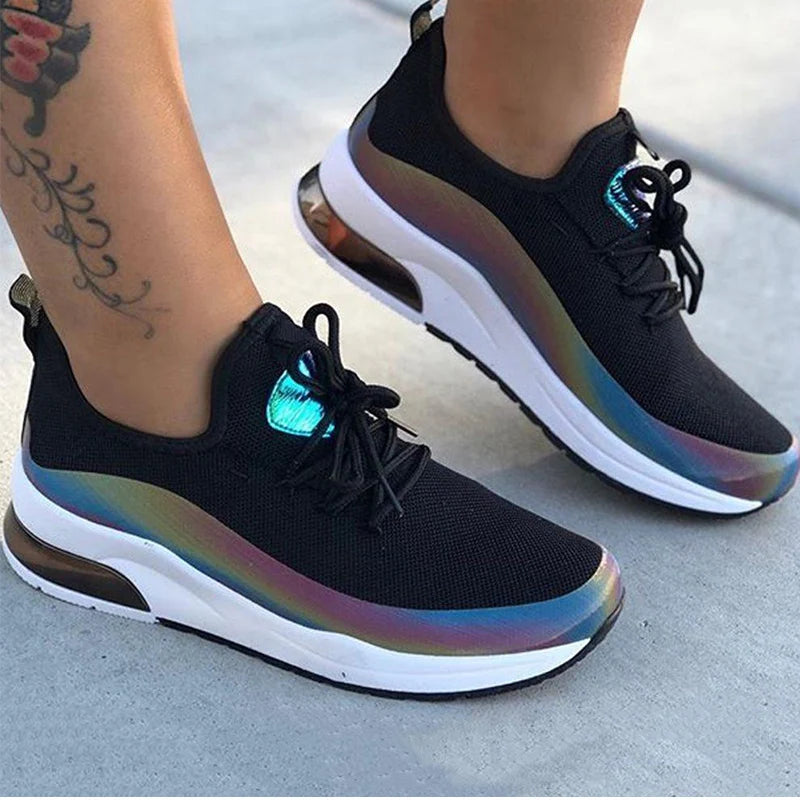 Tenis Feminino 2022 Fashion Tennis Shoes Women Breathable Air Mesh Light Fitness Trainers Casual Sneakers Outdoor Sport Shoes