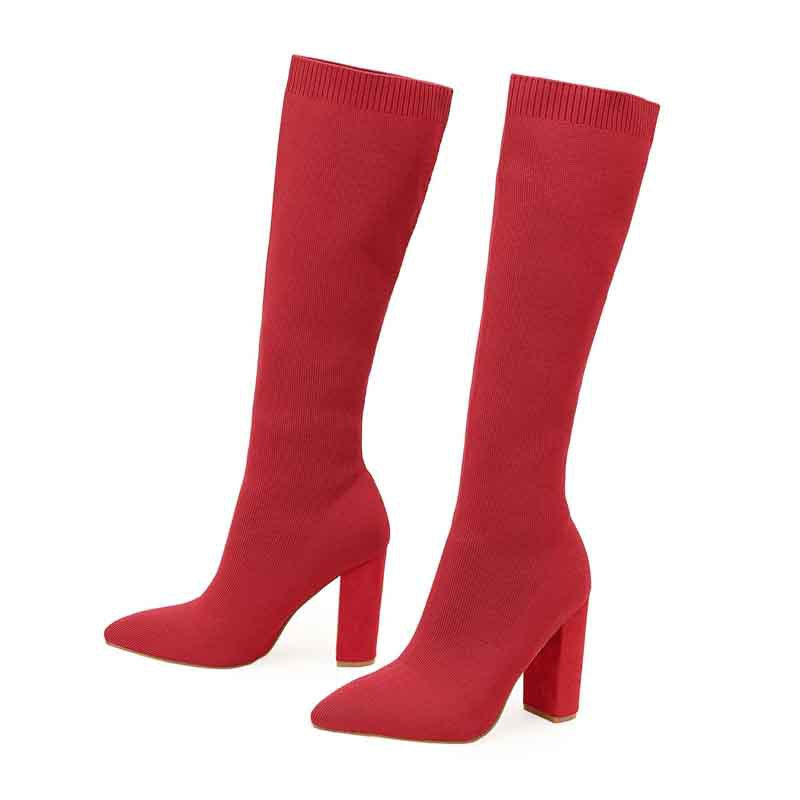 Thick Knee High Boot